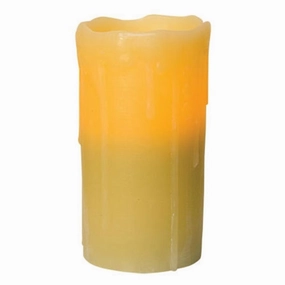 *6" Ivory Remote Pillar