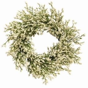 *Array Astilbe Candle Ring 6"/12" Cream