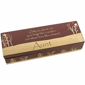 *Aunt Memory Box - 8.25x2.75x1.5