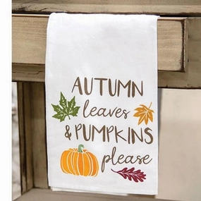*Autumn Leaves Dish Towel
