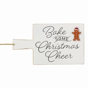 *Bake Some Christmas Cheer Cutting Board Sign Ornament
