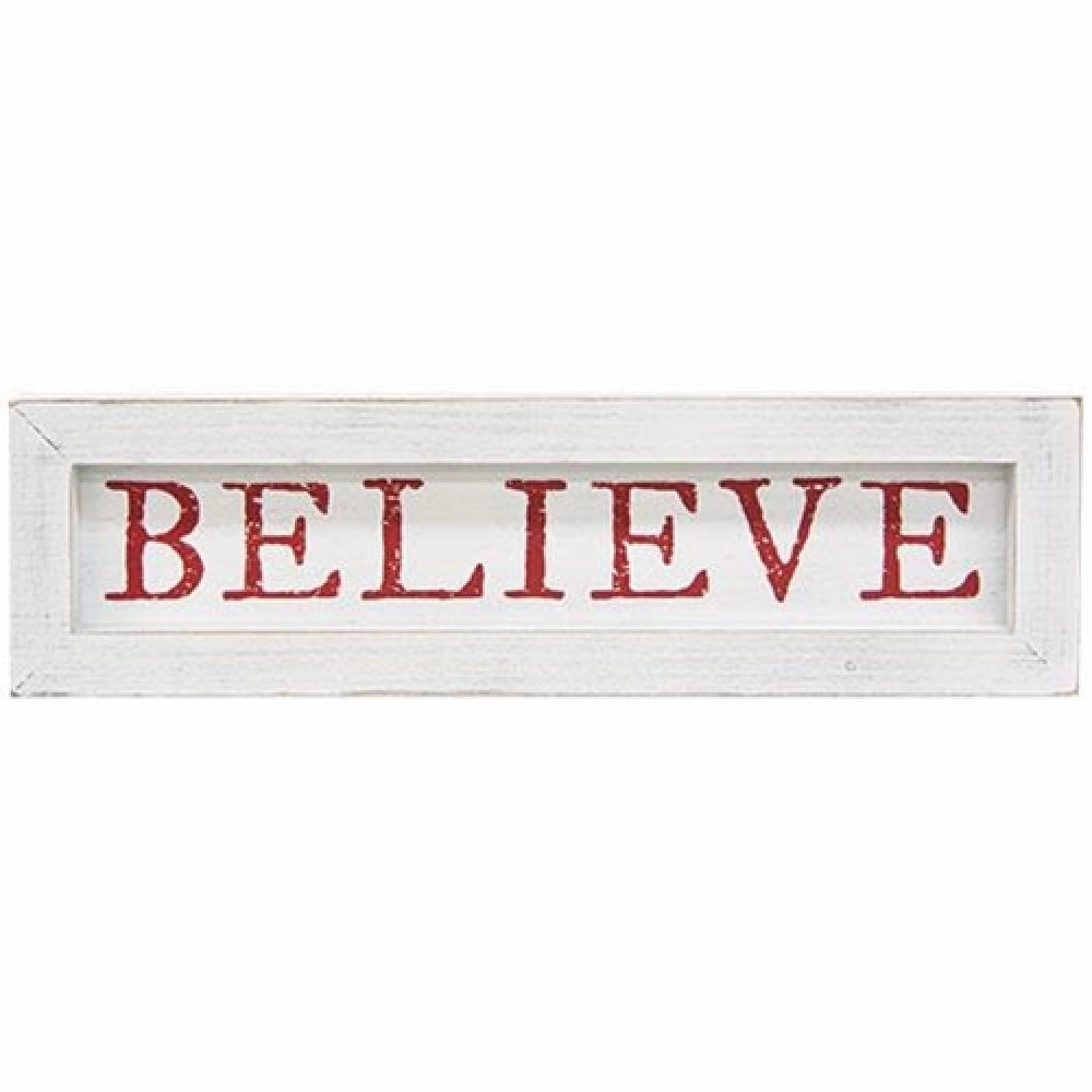 *Believe Farmhouse Sign