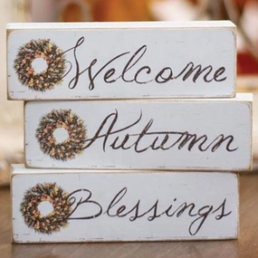 *Blessings Autumn Welcome Block 3 asstd.