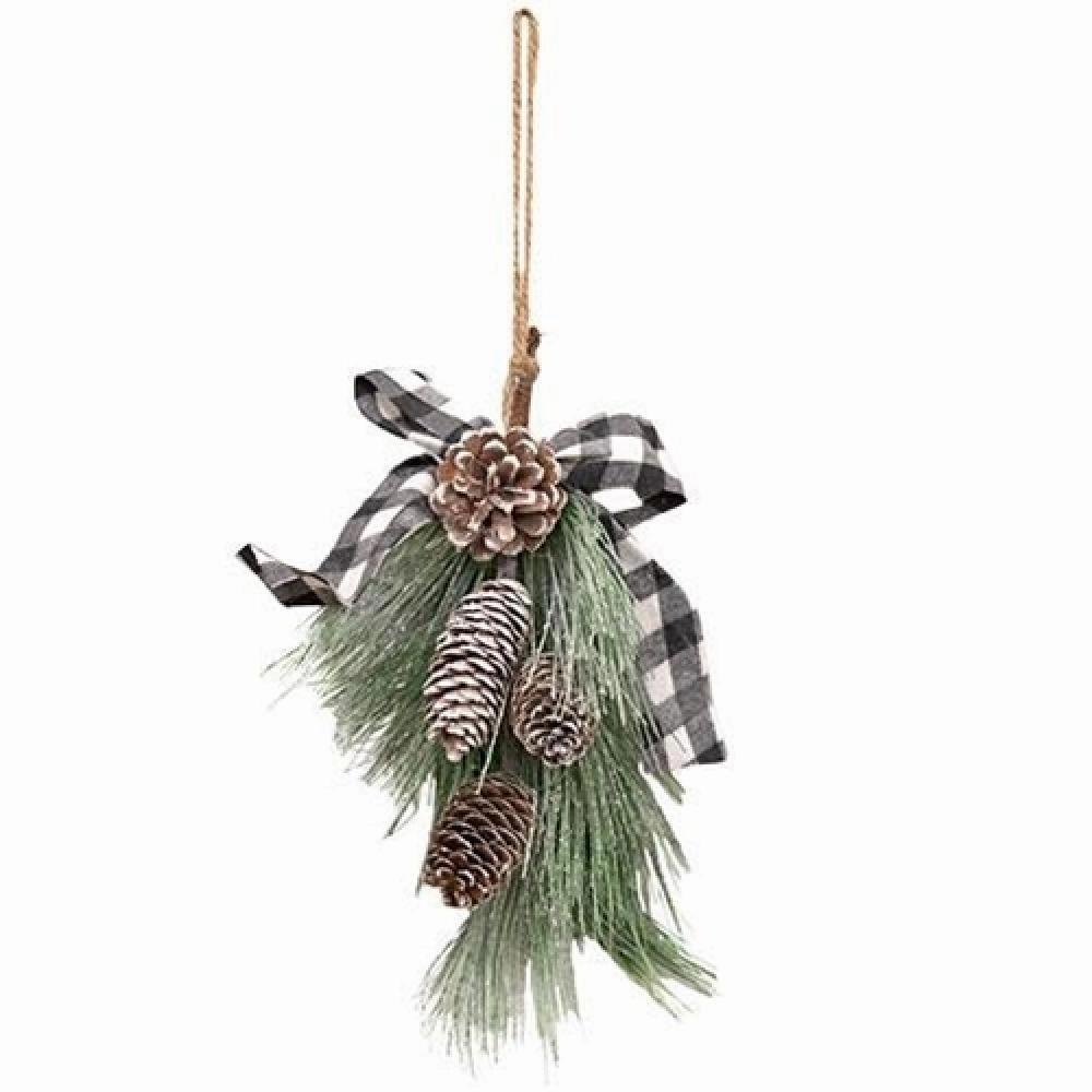 *Buffalo Check Frosted Pine Teardrop