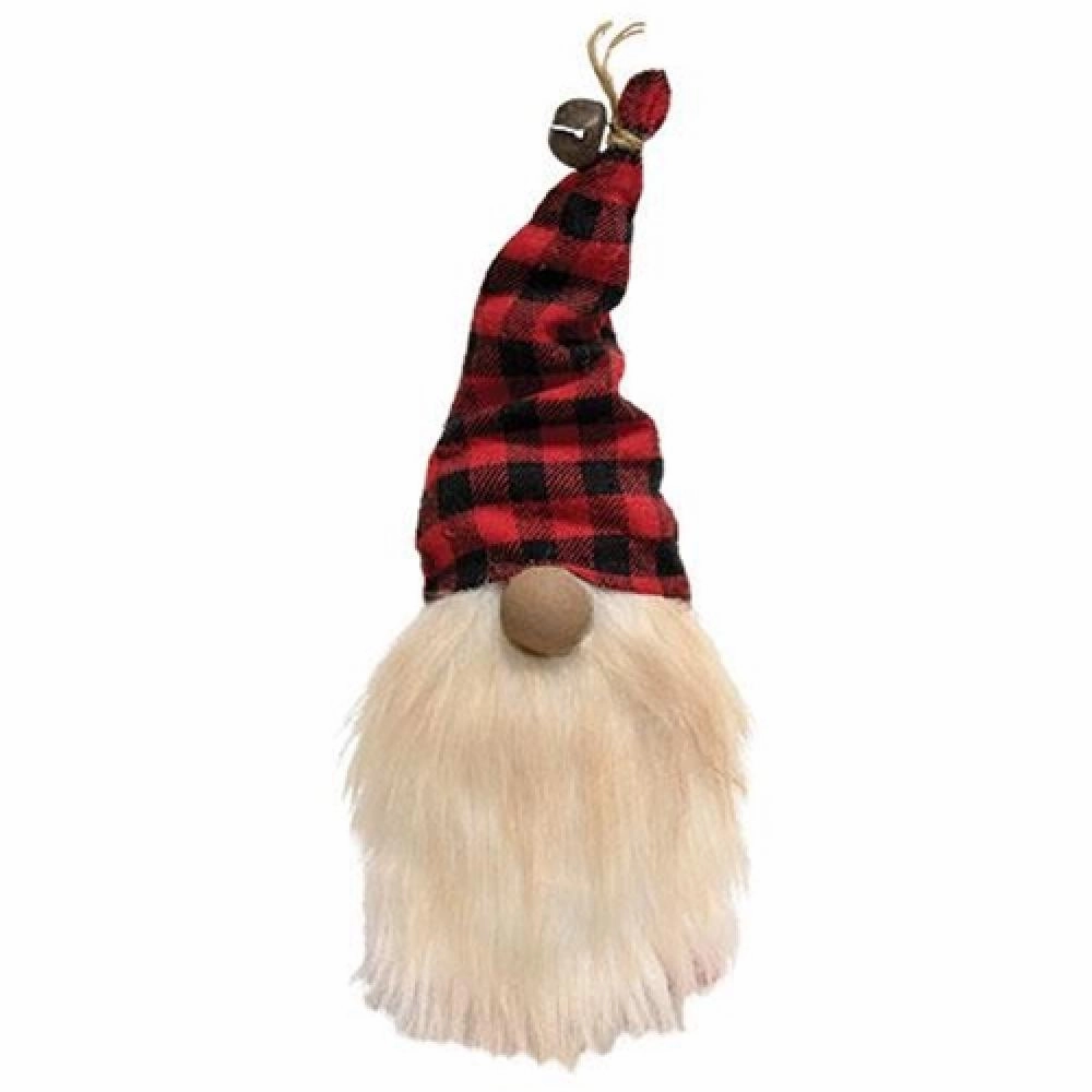 *Buffalo Check Jingle Bell Gnome