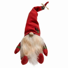 *Buffalo Check Primitive Sitting Gnome
