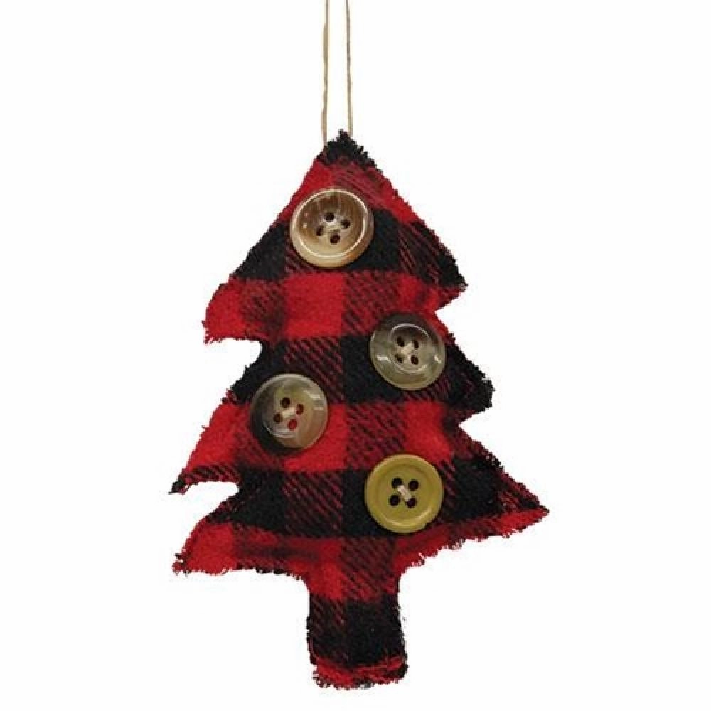 *Buffalo Check Tree Ornament
