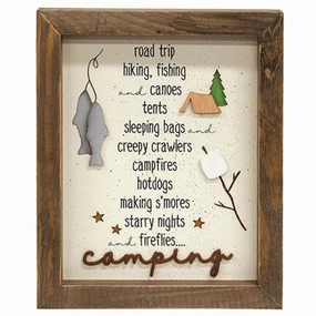 *Camping Shadowbox Frame