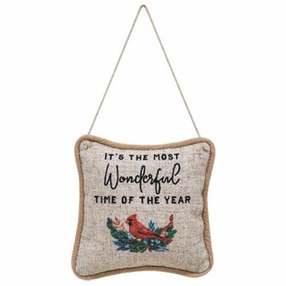 *Cardinal Pillow Hanger