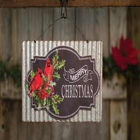 *Christmas Cardinal Corrugated Sign