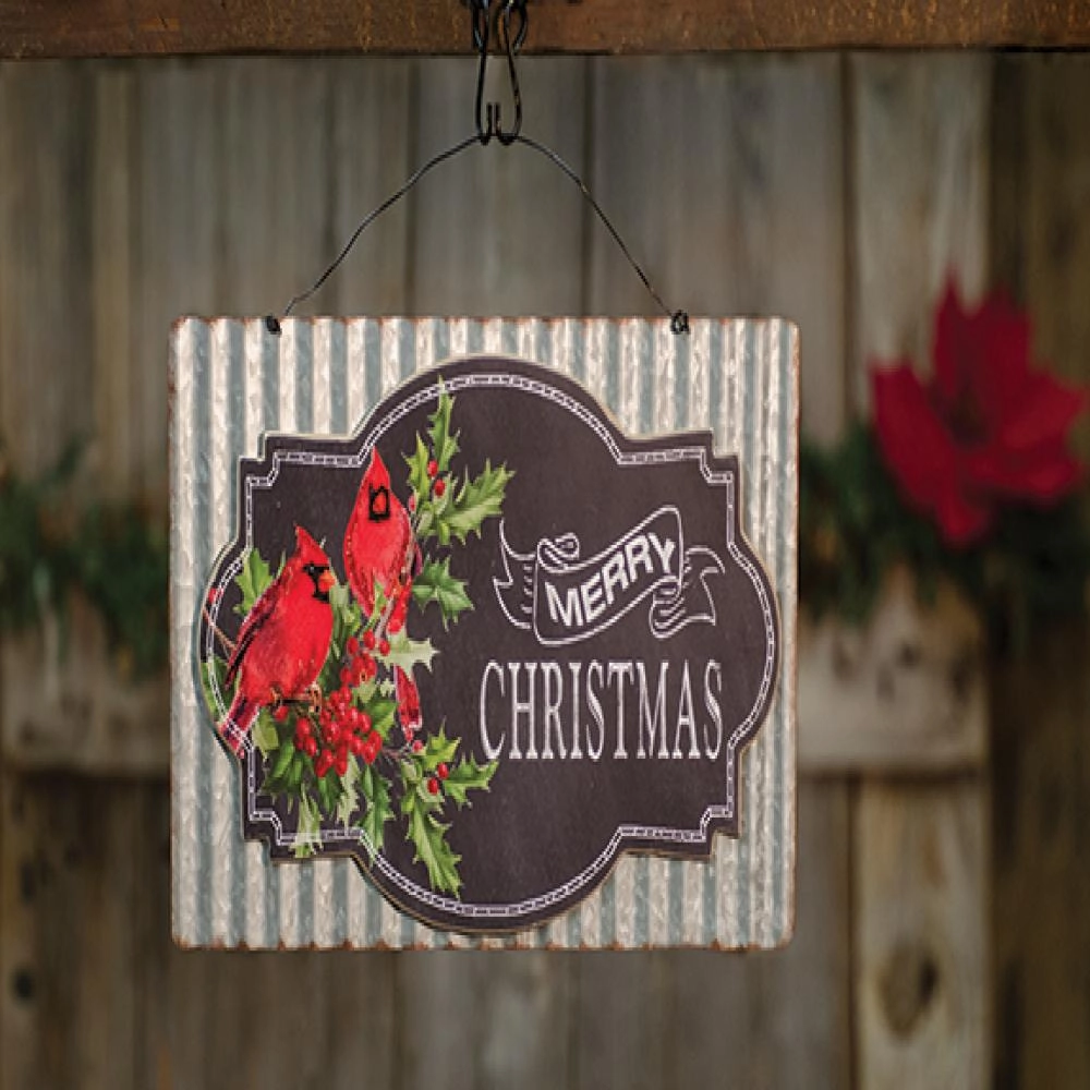 *Christmas Cardinal Corrugated Sign