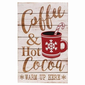 *Coffee & Hot Cocoa Slat Look Sign