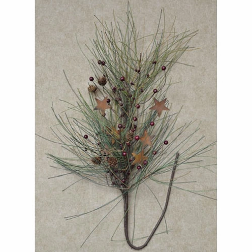 *Country Needle Pine Spray 28"