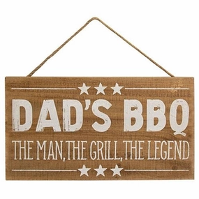 *Dad's BBQ Wood Hanging Sign