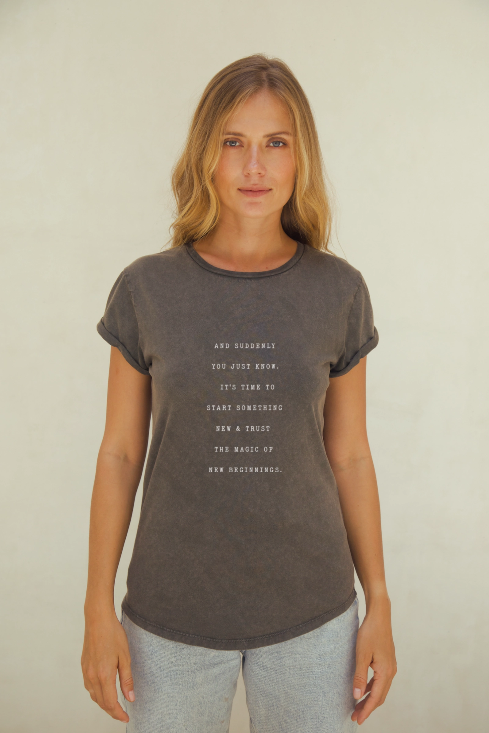 "New Beginnings" Roll With It Tee