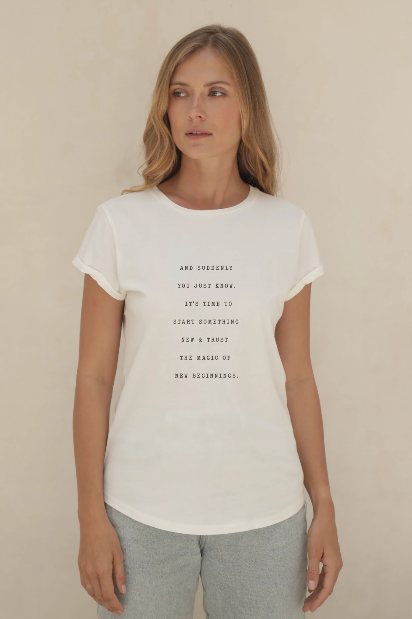 "New Beginnings" Roll With It Tee