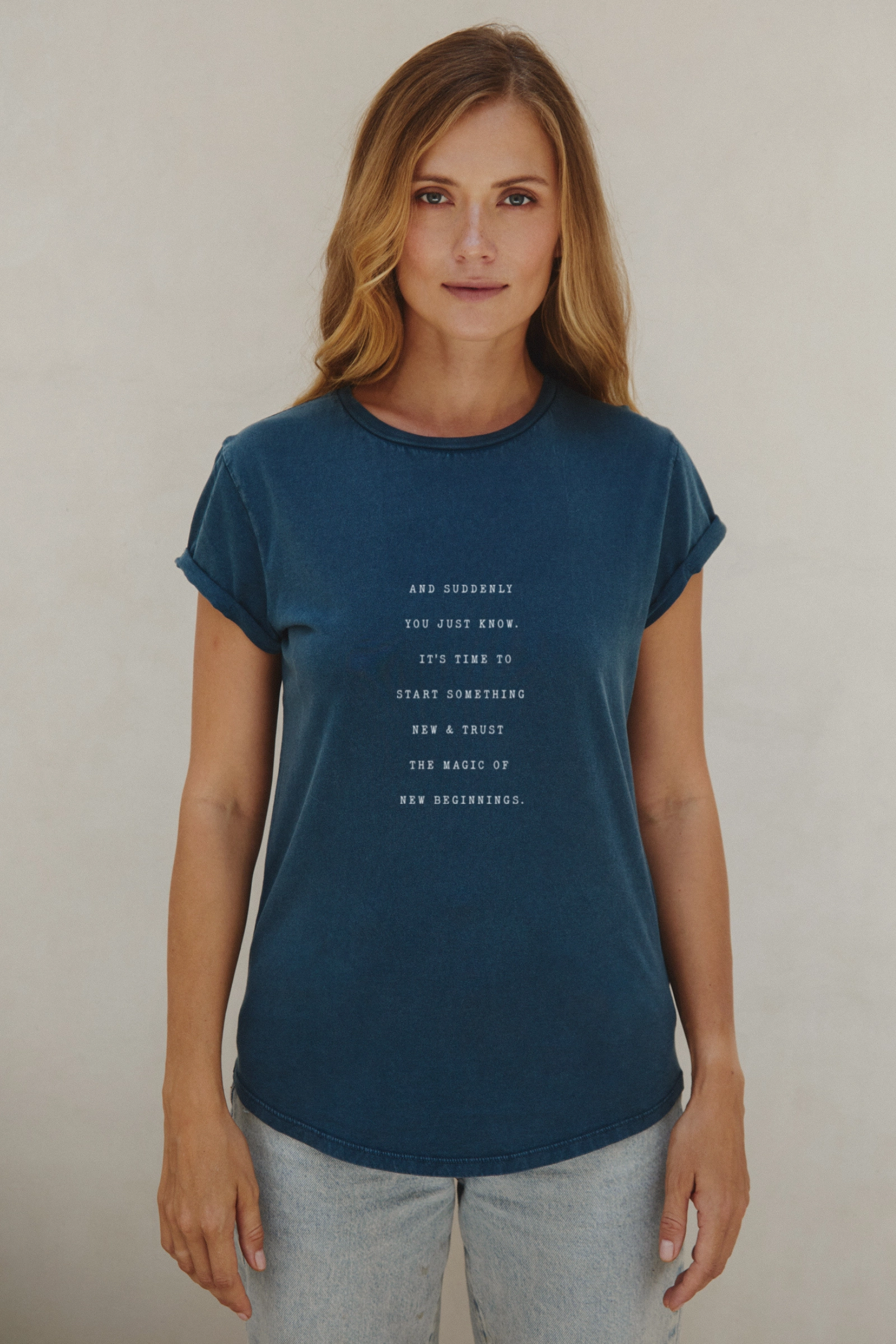 "New Beginnings" Roll With It Tee