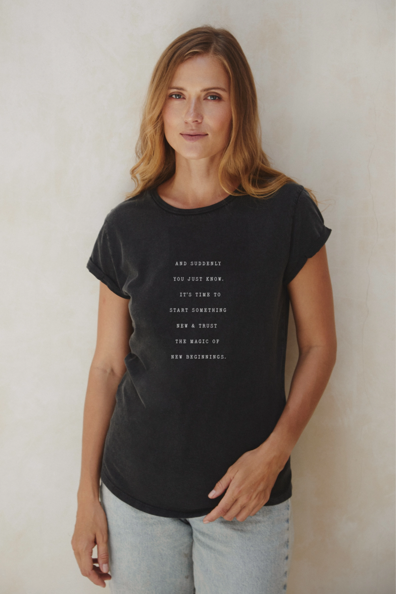 "New Beginnings" Roll With It Tee