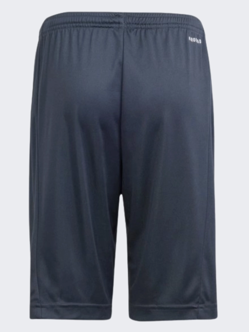 Adidas Essential Logo Boys Sportswear Short Carbon/Green Spark
