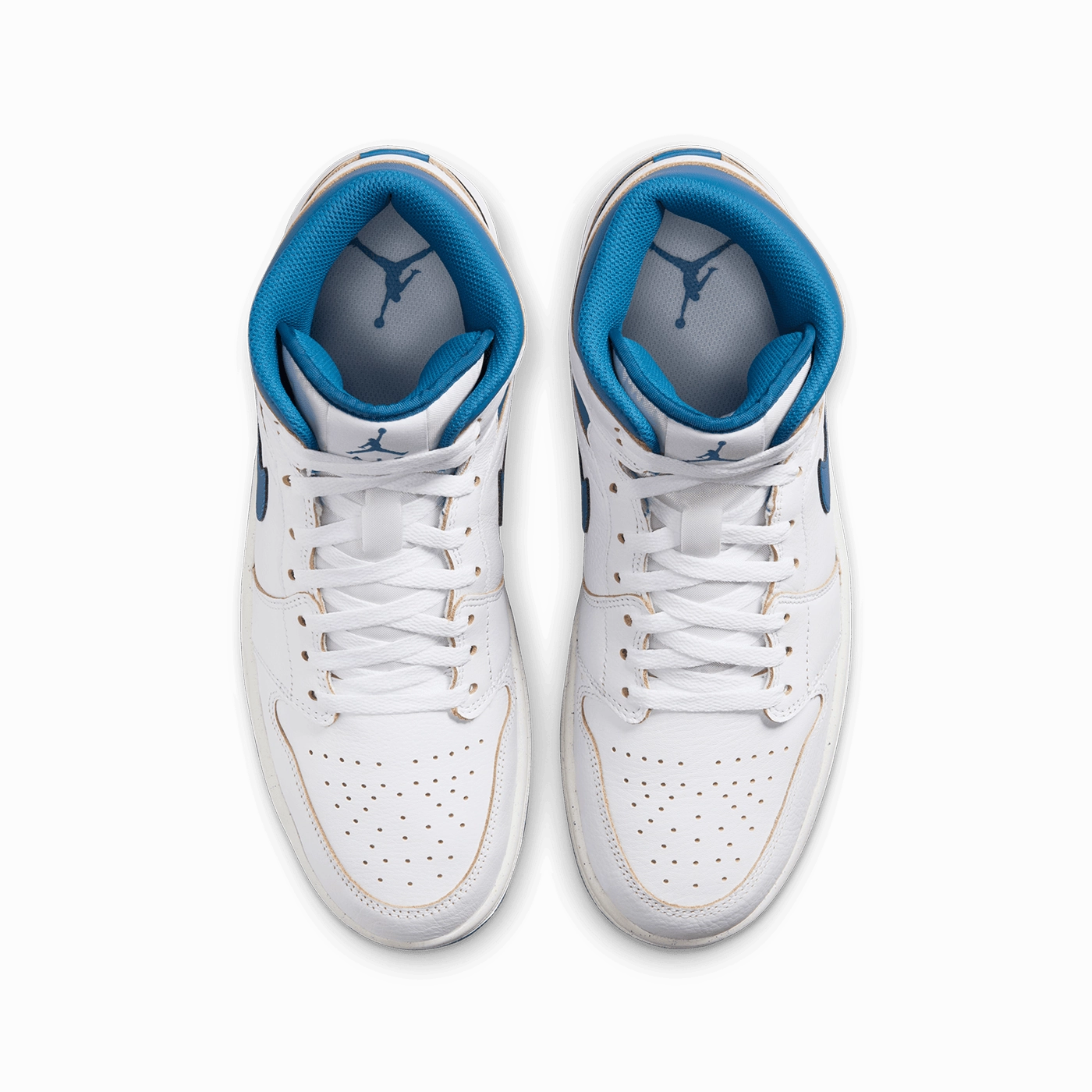 Air Jordan 1 Mid SE 'White and Industrial Blue' // Outlet Sale