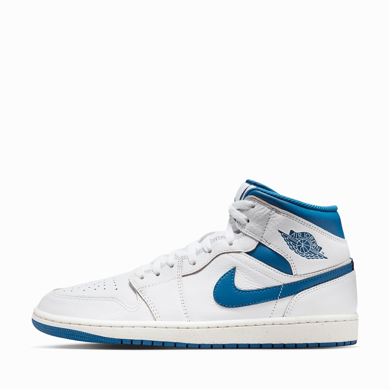 Air Jordan 1 Mid SE 'White and Industrial Blue' // Outlet Sale