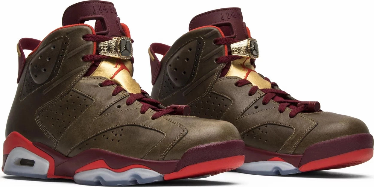 Air Jordan 6 Retro 'Cigar' 2014 SKU 384664 250 - Authentic - New in Box