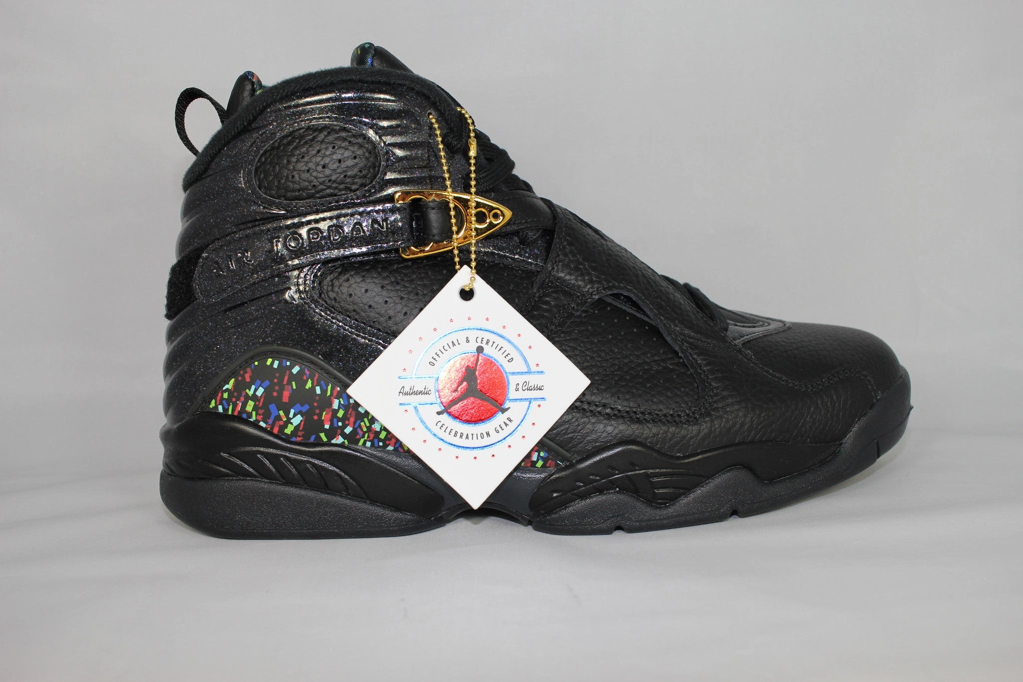 Air Jordan 8 Retro C&C 'Confetti' 2016 (Cigar & Champagne) SKU 832821 004 - Authentic - New in Box