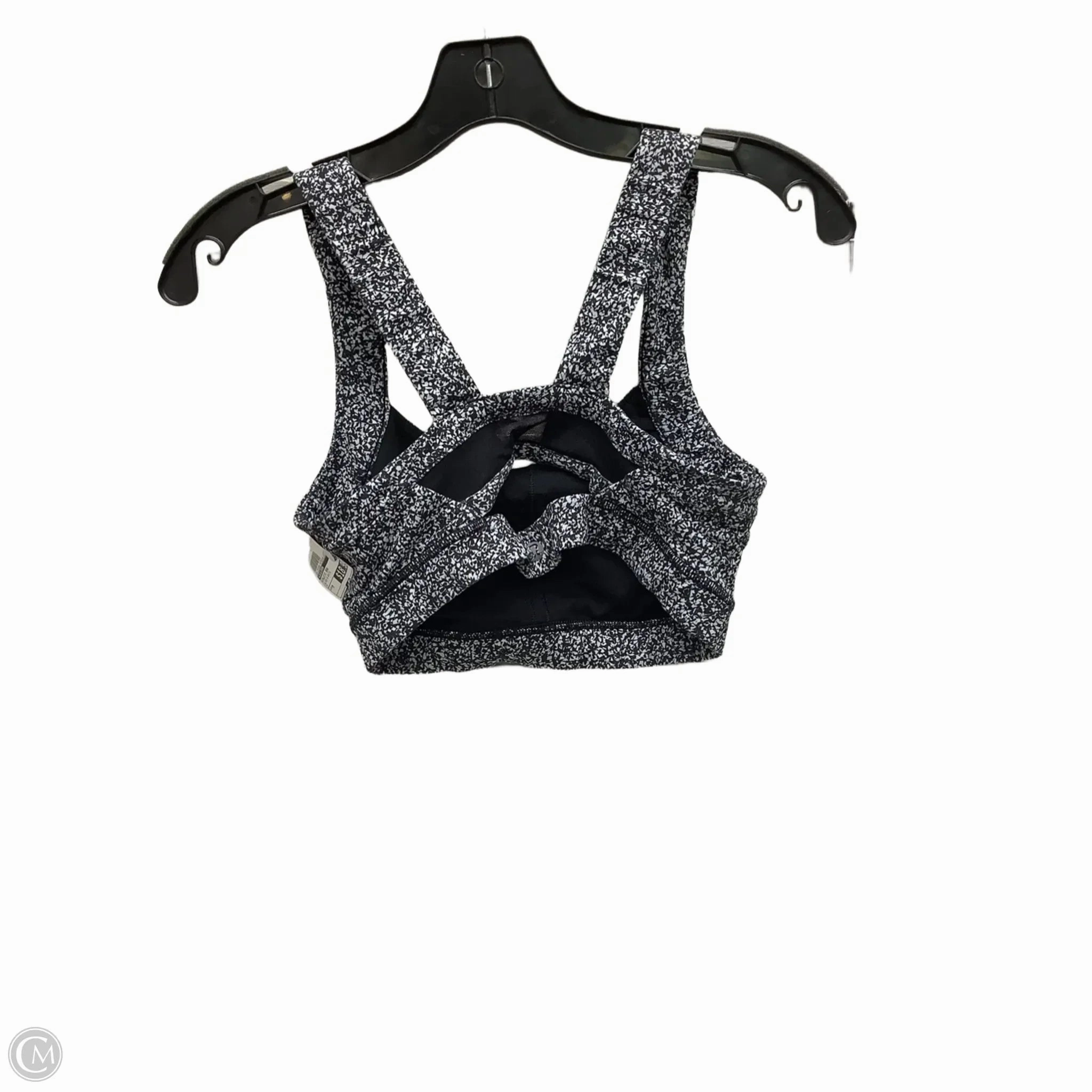 Athletic Bra By Lululemon In Black & White. Size: M