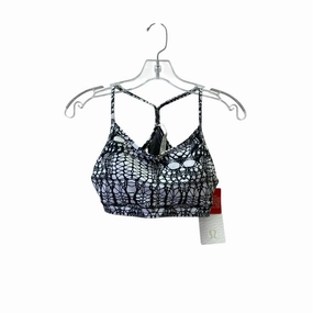 Athletic Bra By Lululemon In Black & White. Size:S