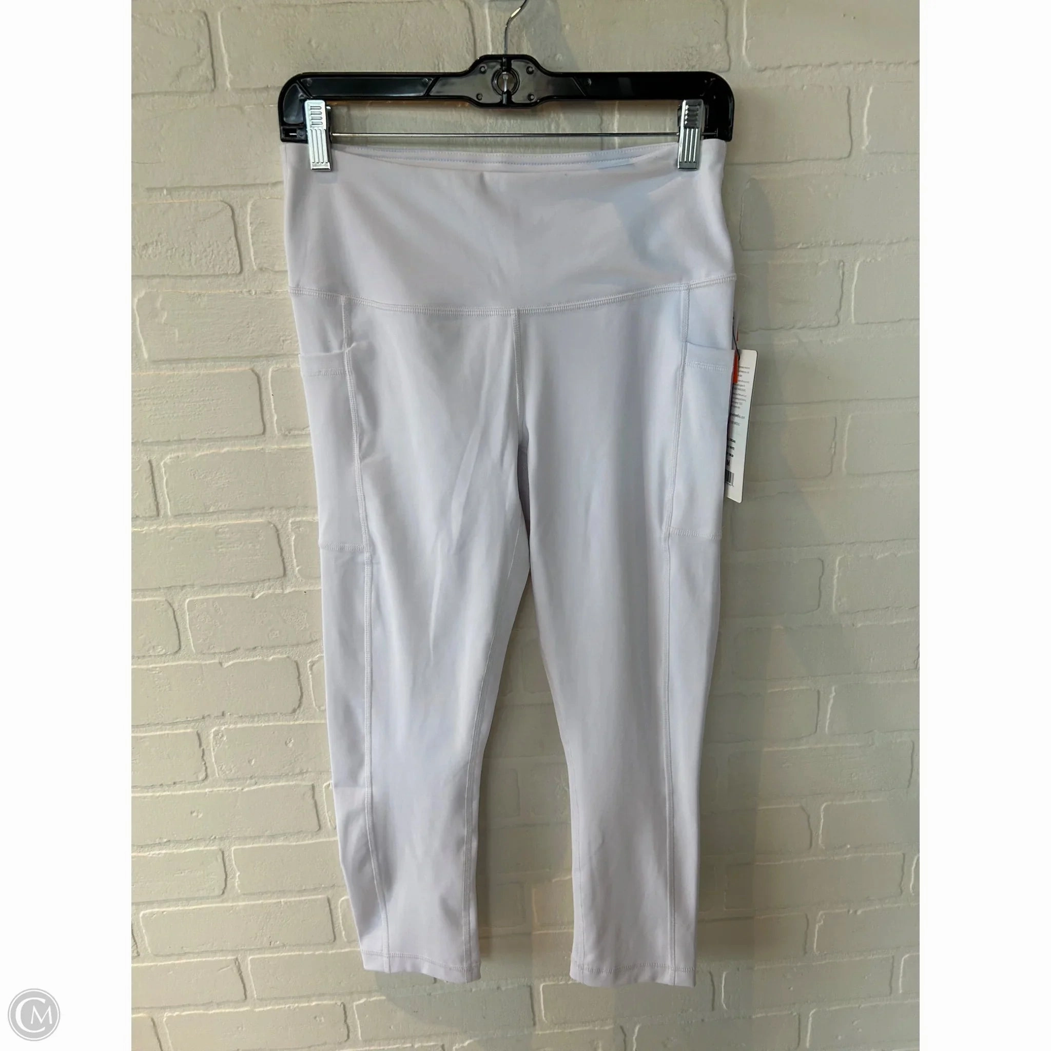 Athletic Capris By 90 Degrees By Reflex In White. Size: 8
