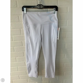 Athletic Capris By 90 Degrees By Reflex In White. Size: 8