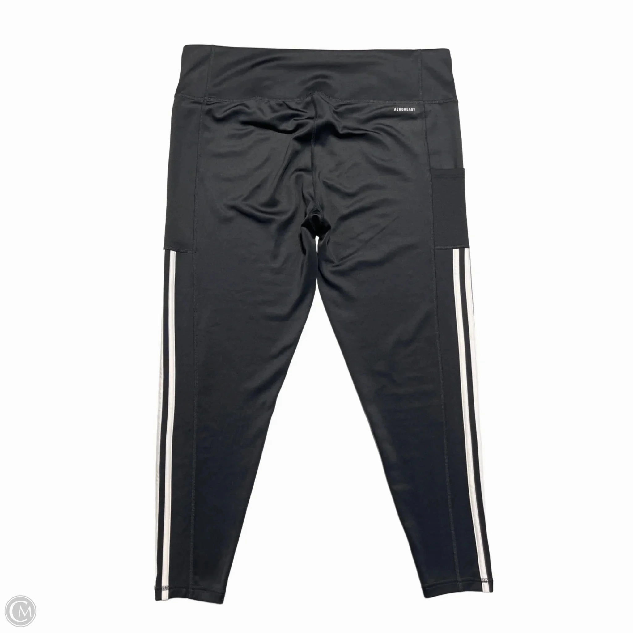 Athletic Capris By Adidas In Black. Size: Xxl