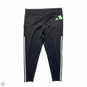 Athletic Capris By Adidas In Black. Size: Xxl