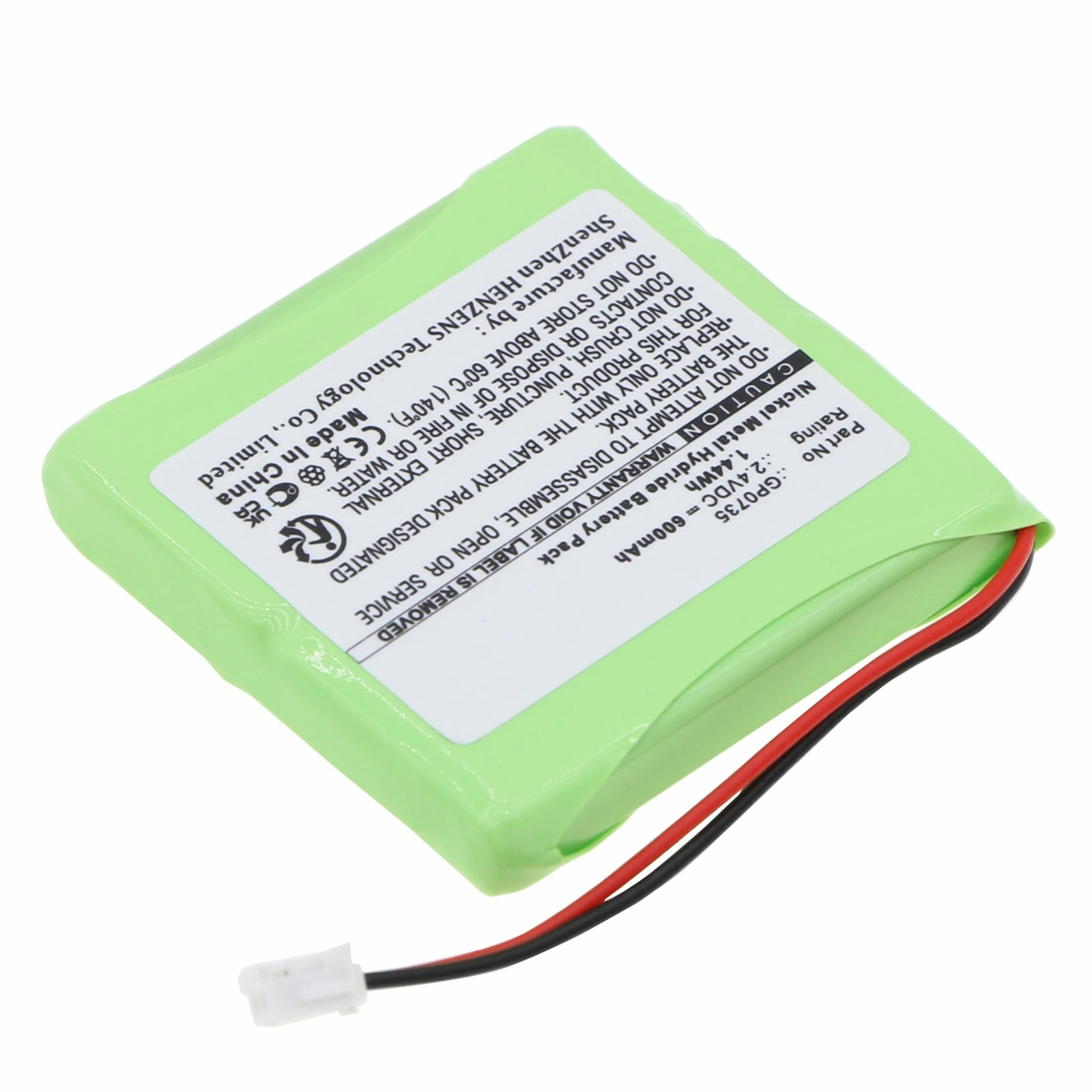 Batteries N Accessories BNA-WB-H394 Cordless Phones Battery - Ni-MH, 2.4V, 600 mAh, Ultra High Capacity Battery - Replacement for Audioline 5M702BMX Battery