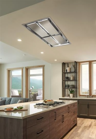 Best Range Hoods CC34IQ63SB Cirrus Grande 63 Inch 800 Max Cfm Brushed Stainless Steel Ceiling Mounted Range Hood With Led Light