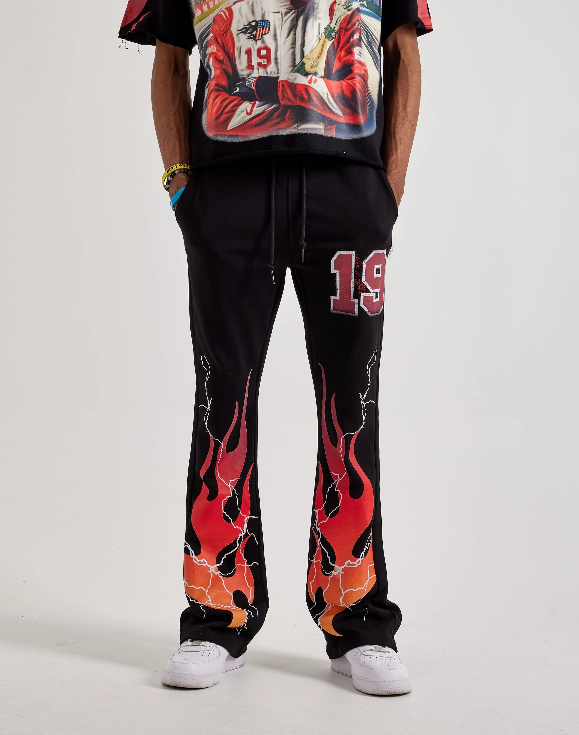 BKYS  Waves Flame Pants