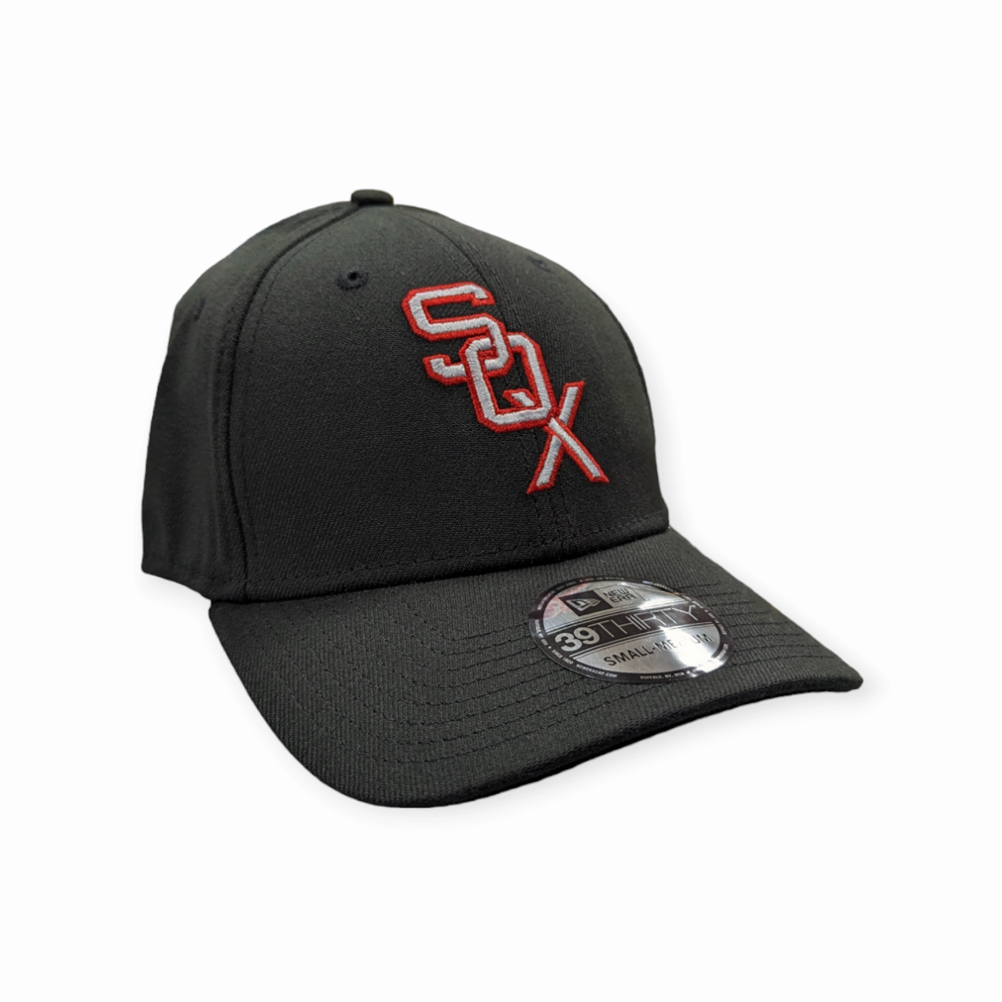 Chicago White Sox 1959 Cooperstown Classics Black 39THIRTY Flex Fit New Era Hat