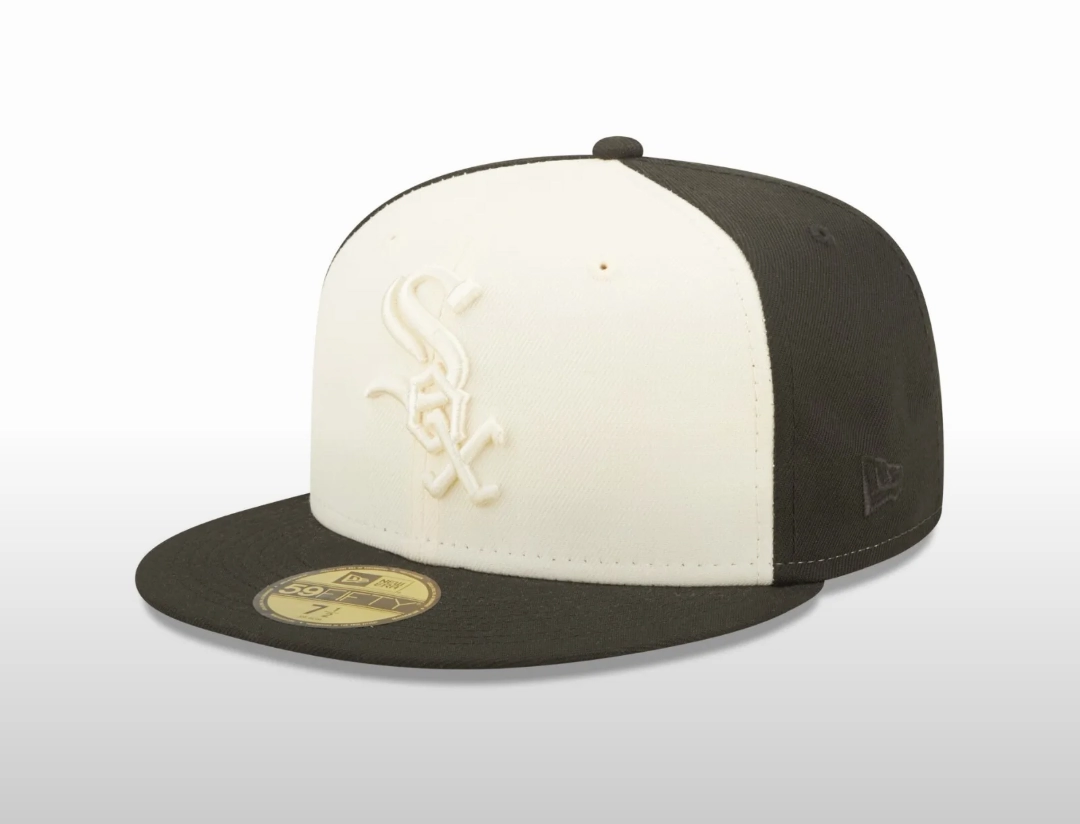 Chicago White Sox New Era Tonal Chrome/Black 2005 World Series Essential 59FIFTY Fitted Hat
