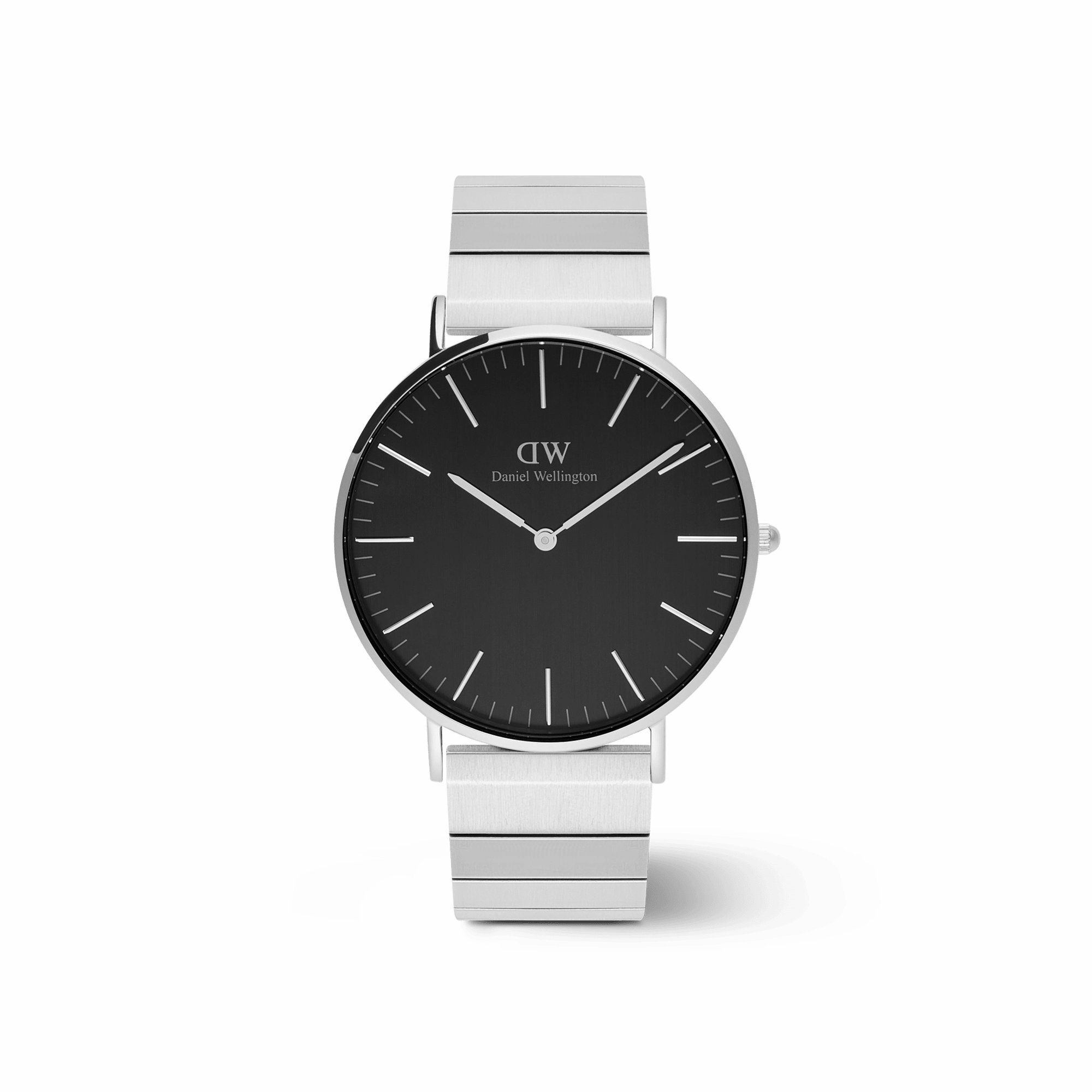 Classic Piano Link Onyx Silver