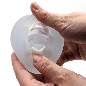 Deluxe Lips/Pu$$y Male Stroker (Clear)