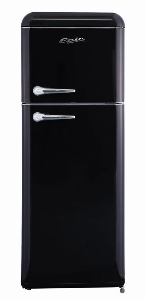 Epic 21.5" Black Retro Top Mount Refrigerator (7.5 cu. ft.) - ERR82BL-1