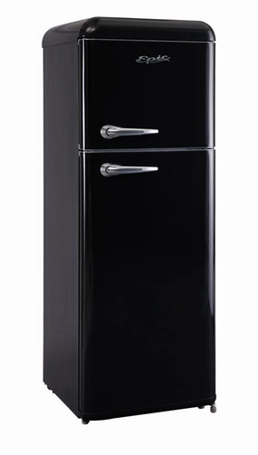 Epic 21.5" Black Retro Top Mount Refrigerator (7.5 cu. ft.) - ERR82BL-1