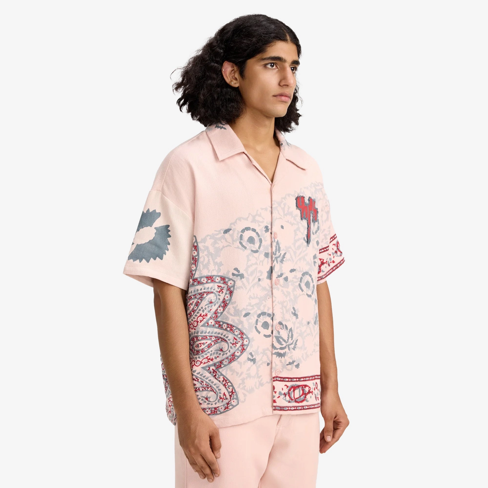 F A R A K | JAIPUR HANDMADE SHIRT { PINK/PINK