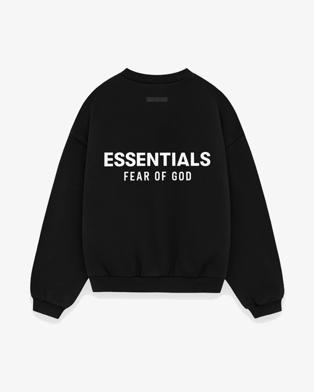 FOG ESSENTIALS HOLIDAY24 BLACK KIDS CREWNECK