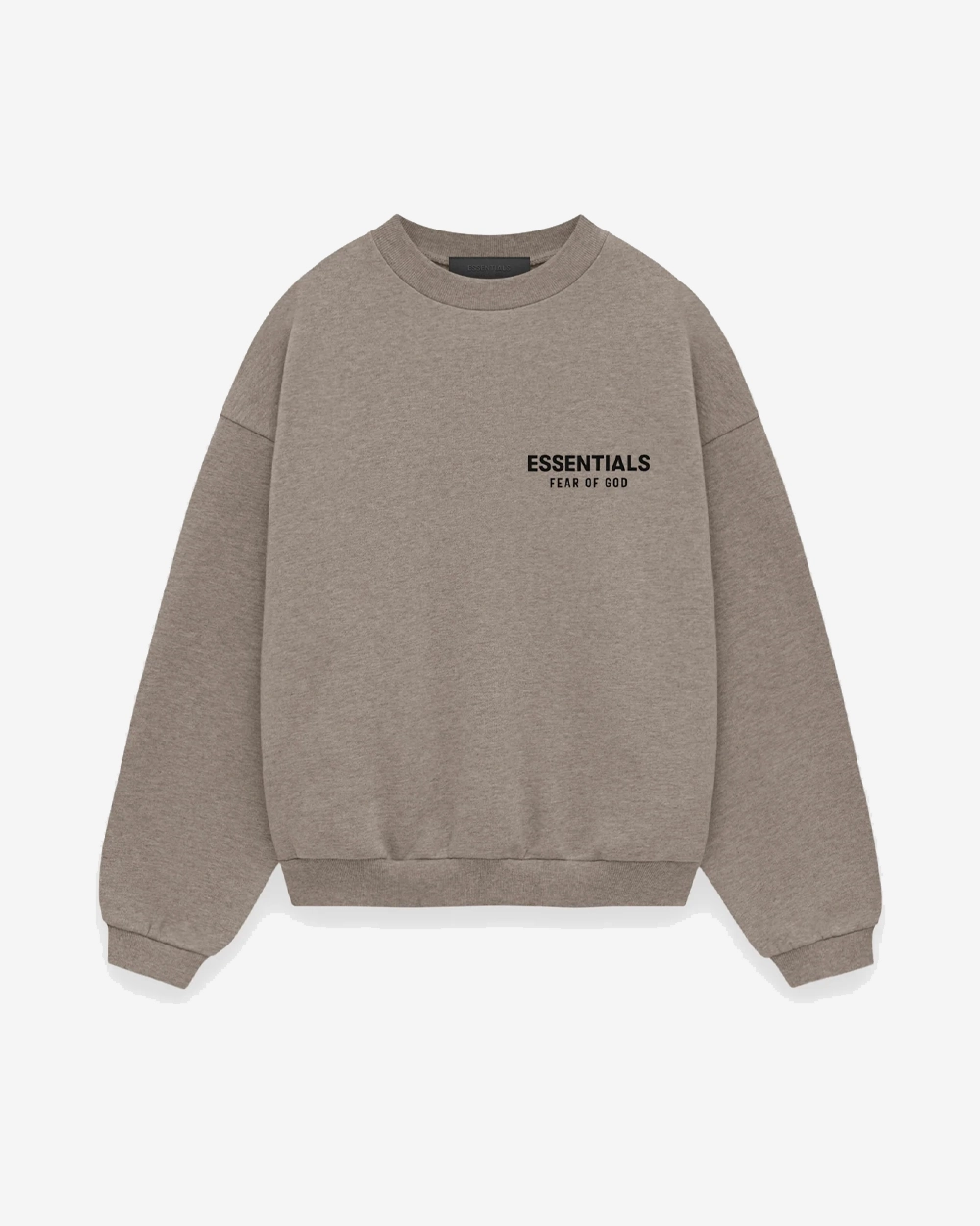 FOG ESSENTIALS HOLIDAY24 DARK HEATHER KIDS CREWNECK