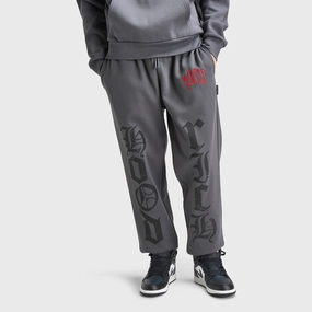 Hoodrich Crown Oversized Joggers Asphalt / Lychee