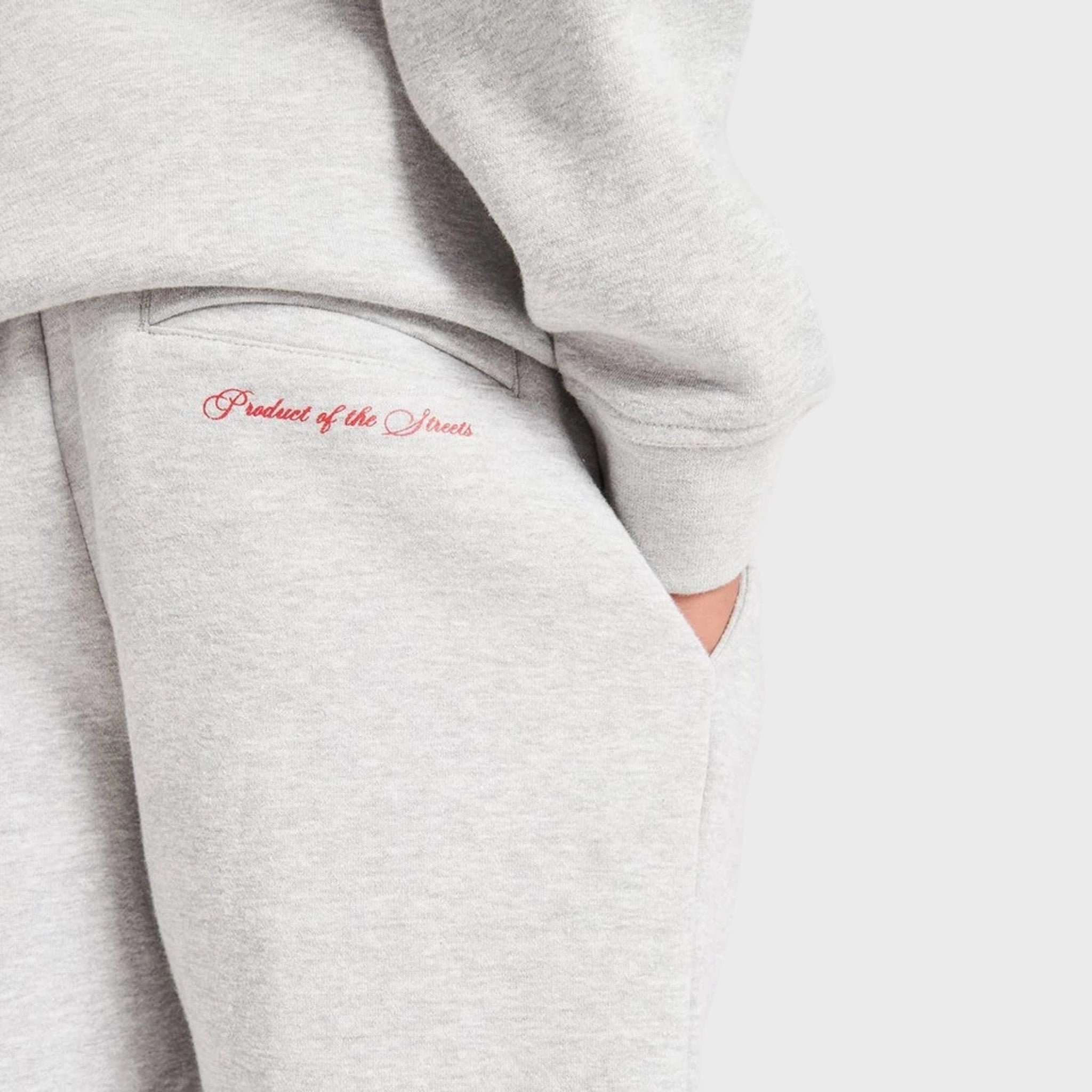 Hoodrich Juniors' Gothic Joggers Heather Grey / White - Lychee
