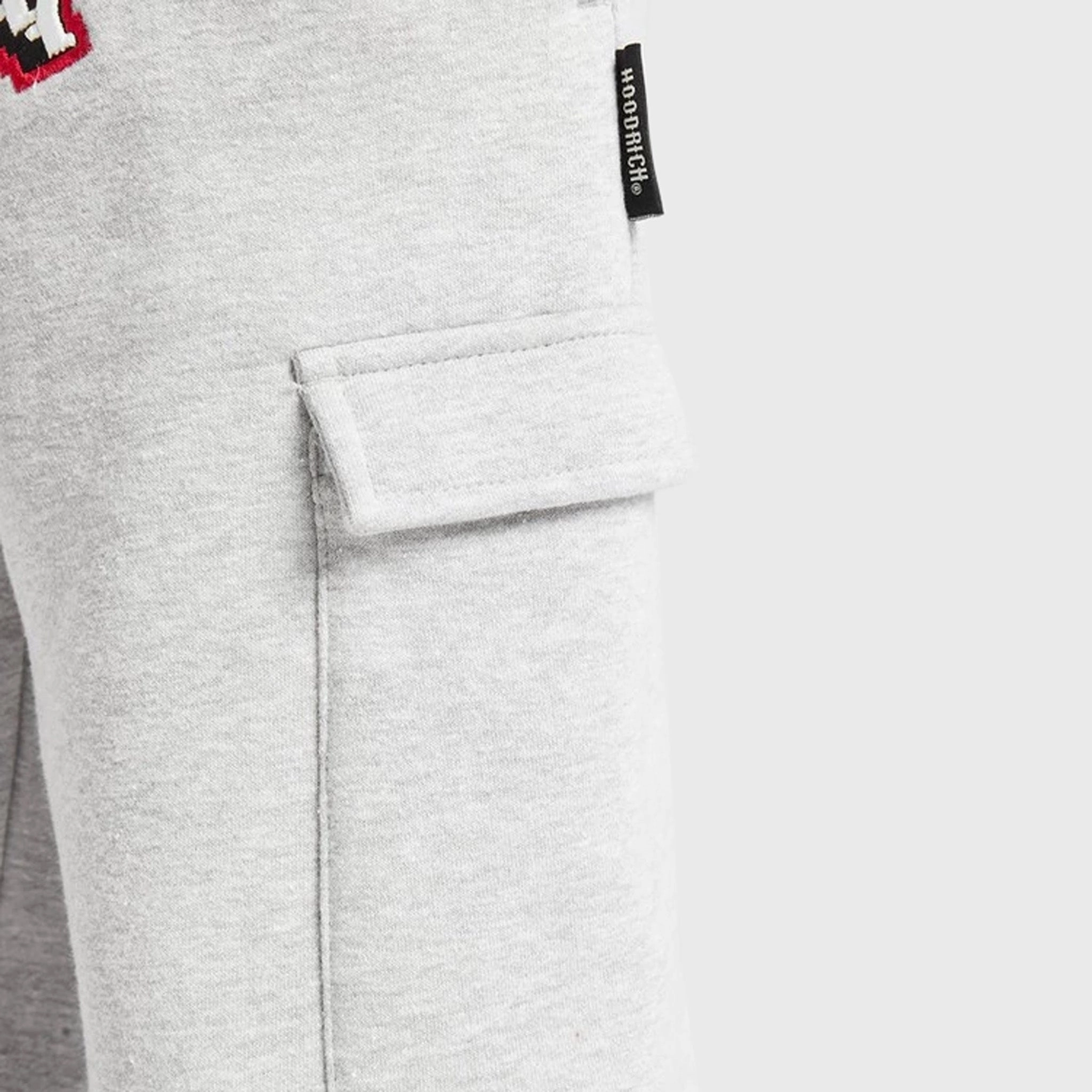 Hoodrich Juniors' Gothic Joggers Heather Grey / White - Lychee