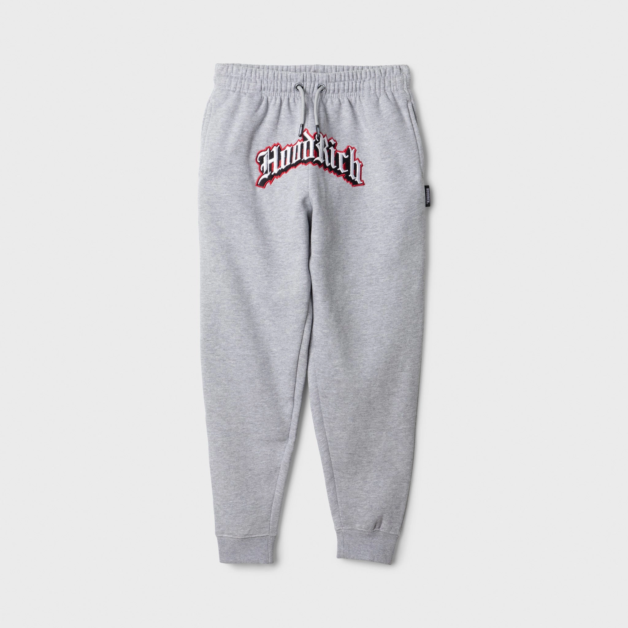 Hoodrich Juniors' Gothic Joggers Heather Grey / White - Lychee