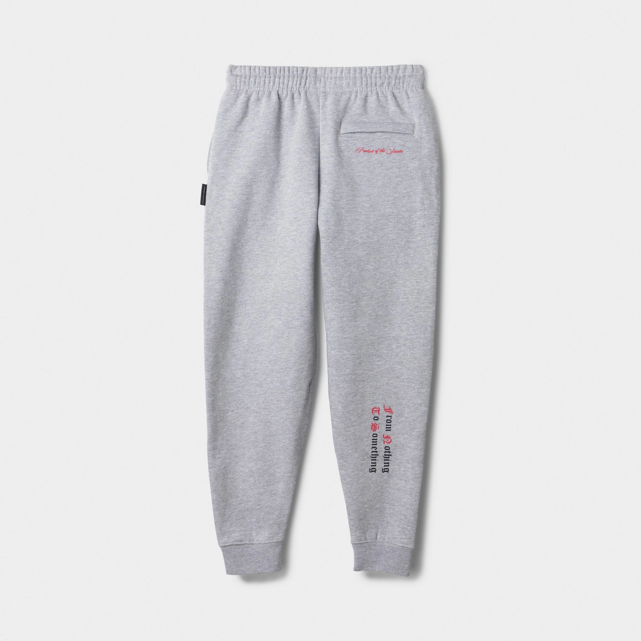 Hoodrich Juniors' Gothic Joggers Heather Grey / White - Lychee
